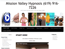 Tablet Screenshot of missionvalleyhypnosis.com